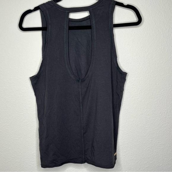 NWT ALALA Sleeveless Keyhole Muscle Atheletic Tank Black Size Small - Picture 3 of 14